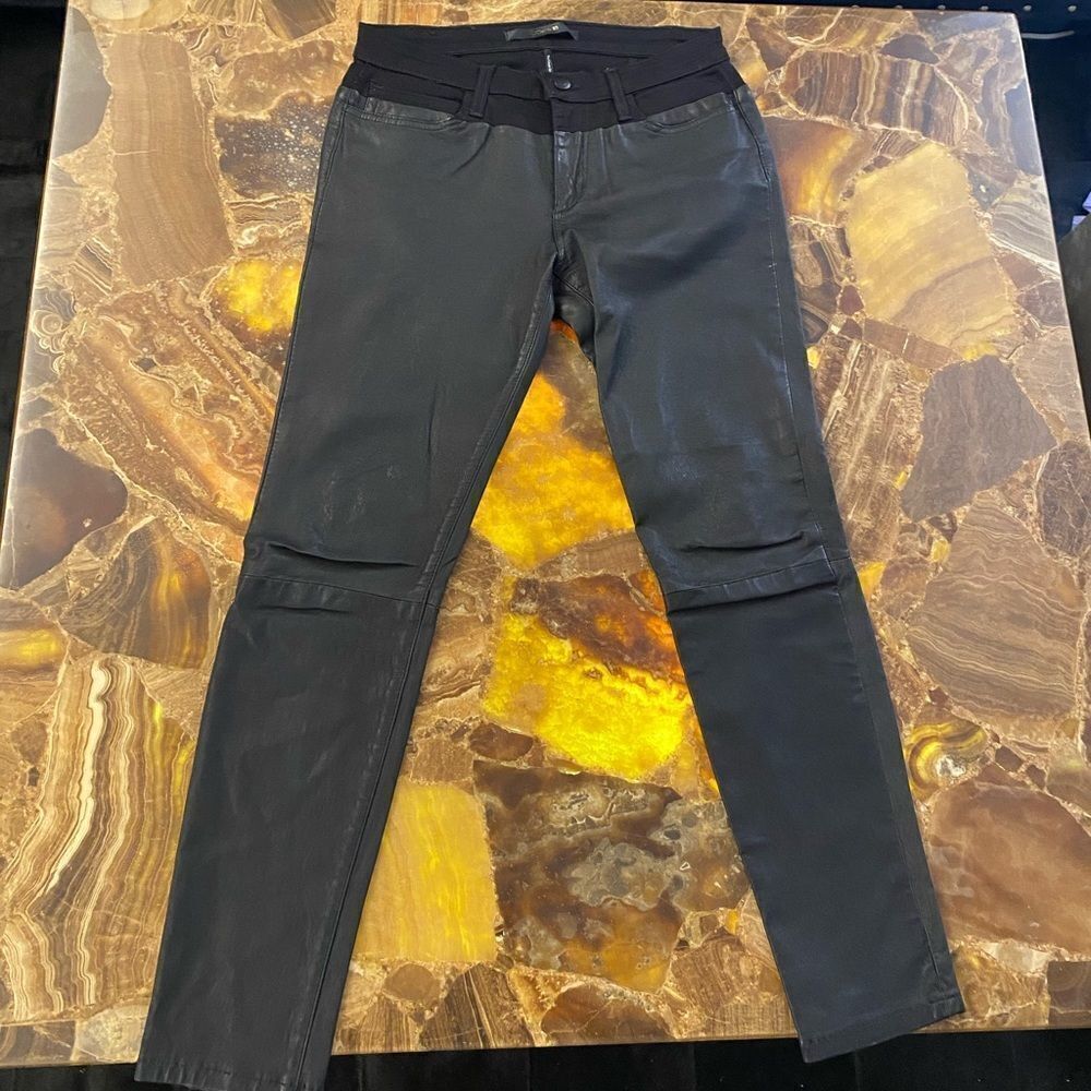 Joe’s genuine leather jeans, size 29